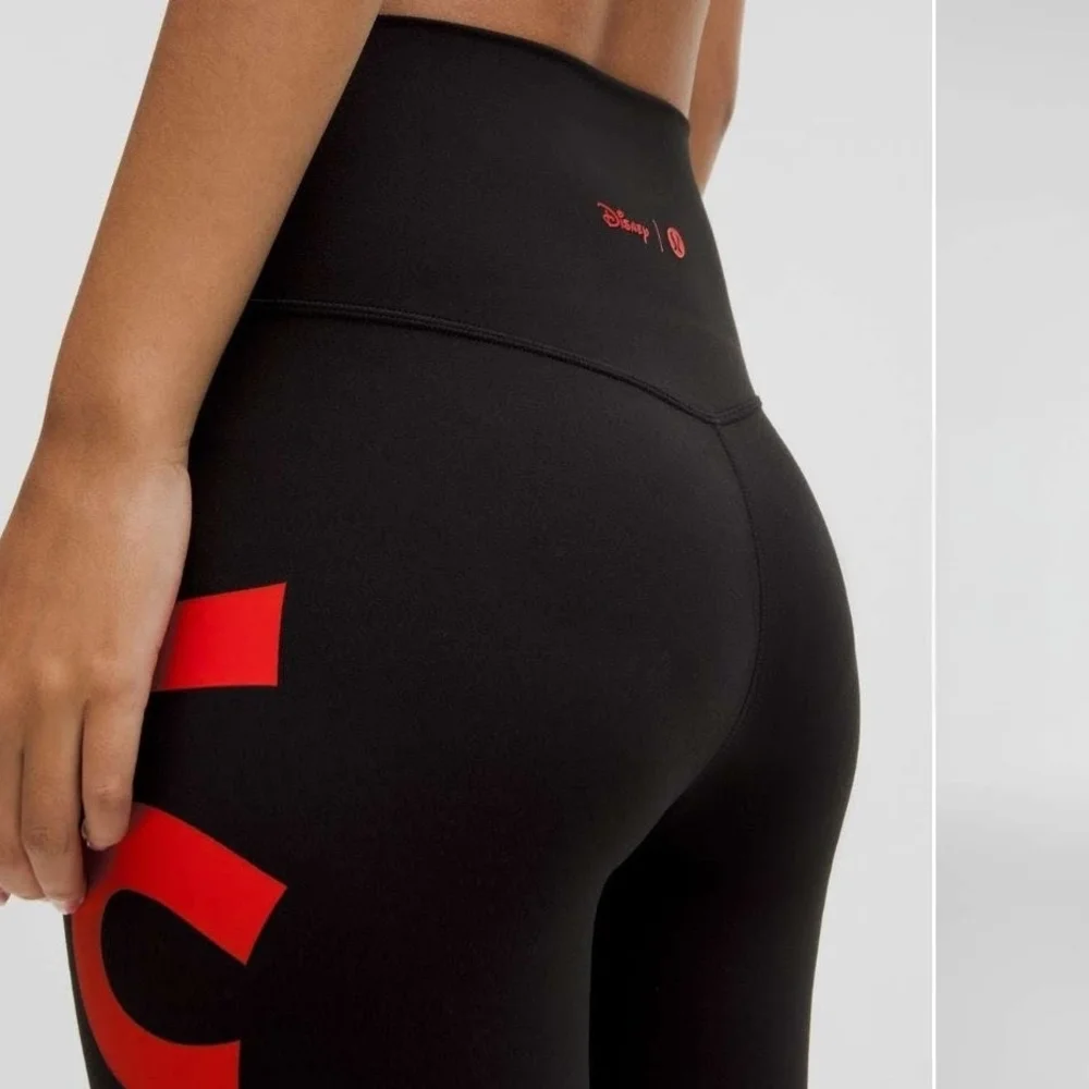 NWT Disney x Lululemon *Align High-Rise Pant 25" Size 2 Black  W5GK8S - Picture 3 of 8